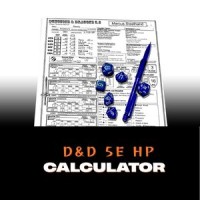 D&D 5e HP Calculator & AC Guide