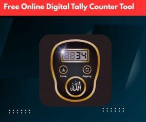 Free Online Digital Tally Counter Tool